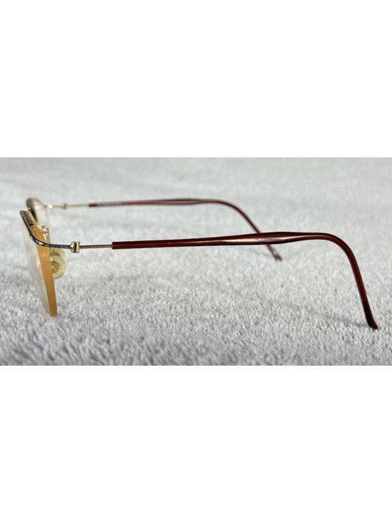 Rodenstock R2519 Metal Half-Rim Eyeglasses Frames Pink Tortoise Gold 52-18-140